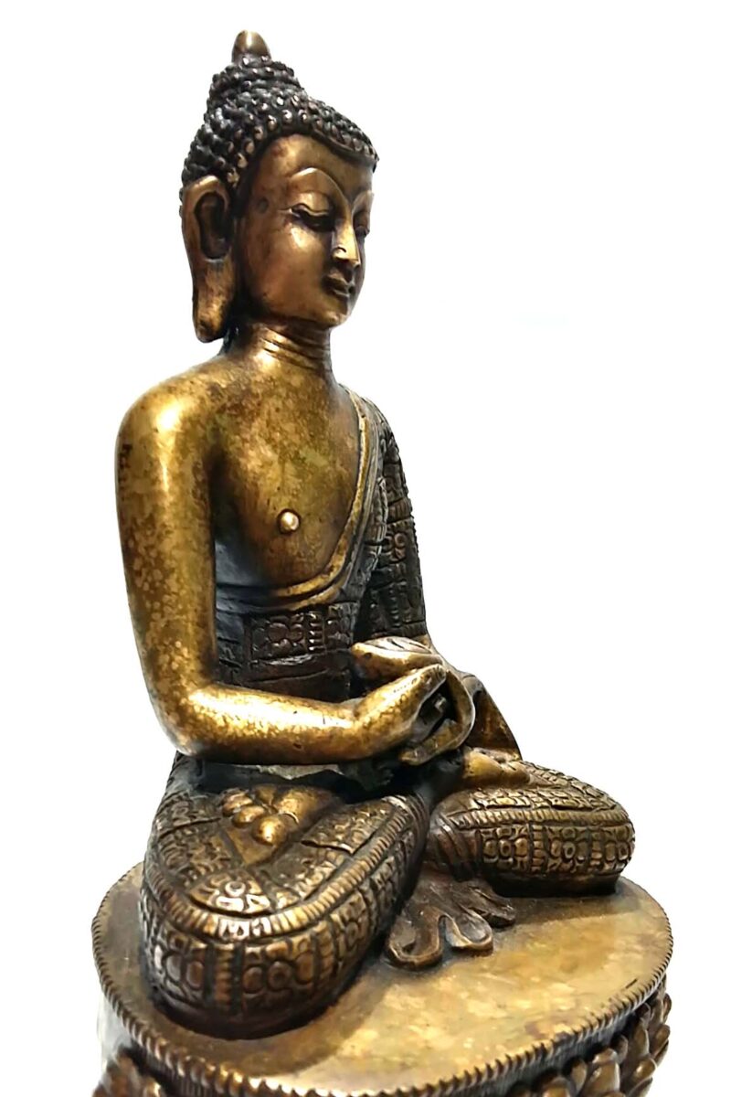 Old Style Amitabha Buddha Statue – Pancha Buddha Set - Image 4