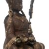 Guru Padmasambhava with Silver Plating – Sacred Tibetan Artwork - Image 3