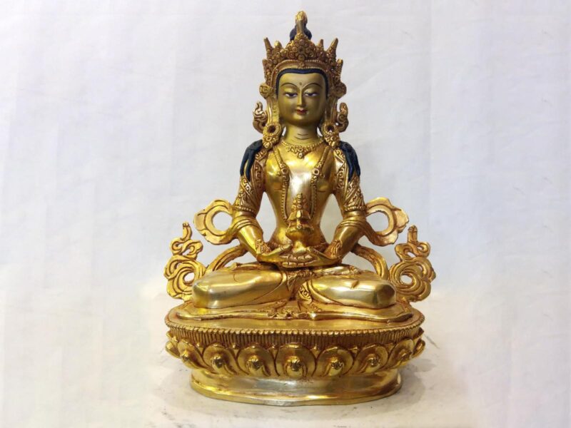 Aparimita Statue – Full Gold Plated (Chepame, Amitayus)