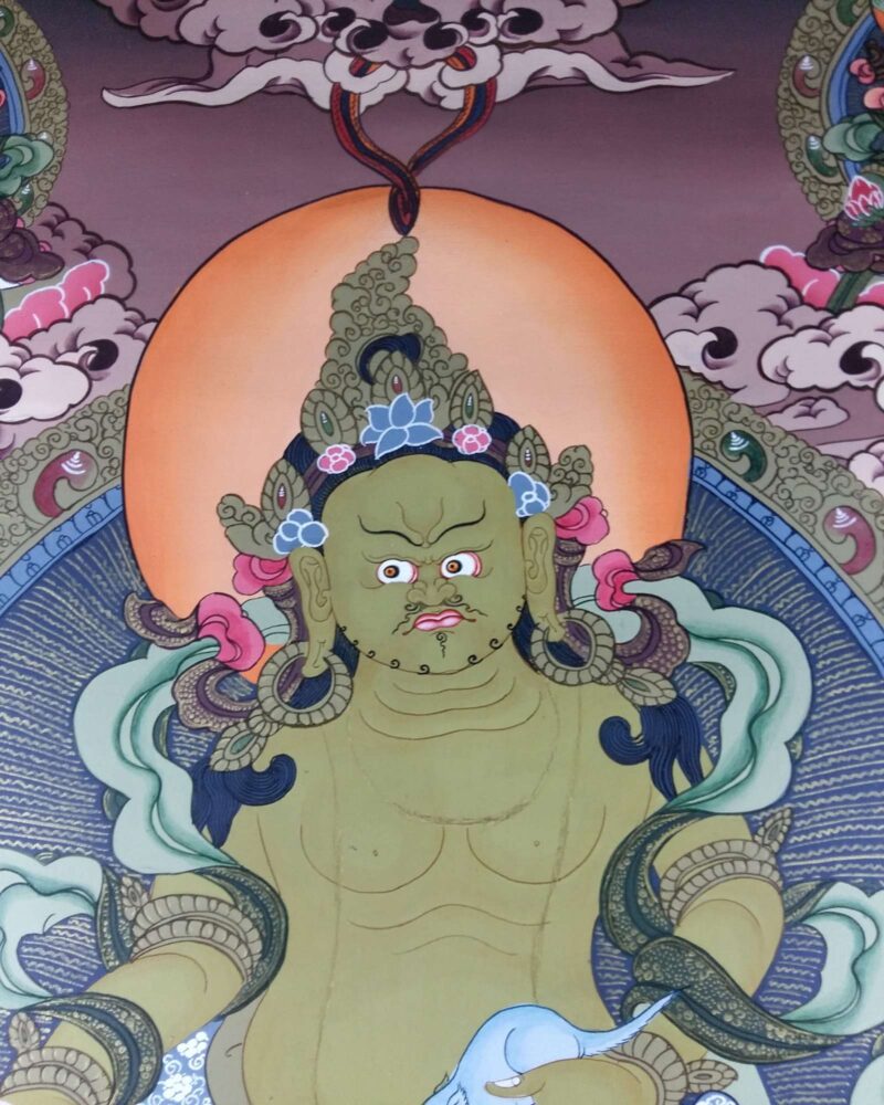 Tibetan Thangka Five Jambhala Dzambhala, Kuber - Image 7