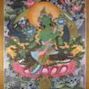 Tibetan Thangka Green Tara (Real Gold) - Image 2