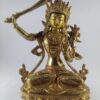 Manjushri Full Fire Gold Plated with Painted Face - Image 3