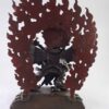 Vajrakilaya (Dorje Phurba) Heruka Statue – Copper, Silver-Plated, and Oxidized - Image 5