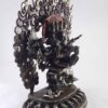 Vajrakilaya (Dorje Phurba) Heruka Statue – Copper, Silver-Plated, and Oxidized - Image 2
