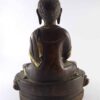Shakyamuni Buddha Statue – Copper, Gold-Plated, Painted Face, Antique Finish - Image 5