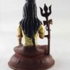 Copper Statue of Shiva Mahadev – Partly Gold-Plated, Painted Face - Image 5