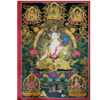 Buddhist Hand Painted Thangka of White Tara – Tibetan Style Painting