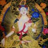 Buddhist Hand Painted Thangka of White Tara – Tibetan Style Painting - Image 6