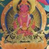 Buddhist Hand Painted Thangka of White Tara – Tibetan Style Painting - Image 5