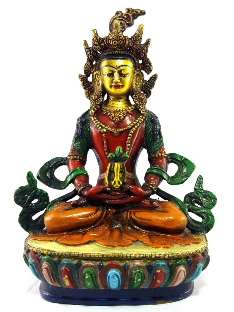 Aparimita Handmade Statue Traditional Color Finishing, Chepame, Amitayus - Image 3