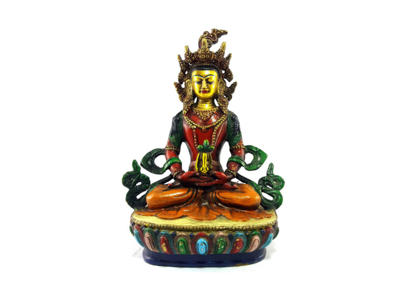 Aparimita Handmade Statue Traditional Color Finishing, Chepame, Amitayus
