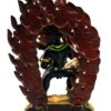Black Jambhala With Consort, Shakti, Yab-Yum Handmade Statue Traditional Color Finishing - Image 4
