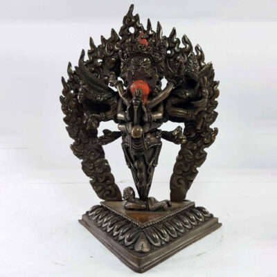 Phurba Mahakala Statue – Copper Oxidized Finish