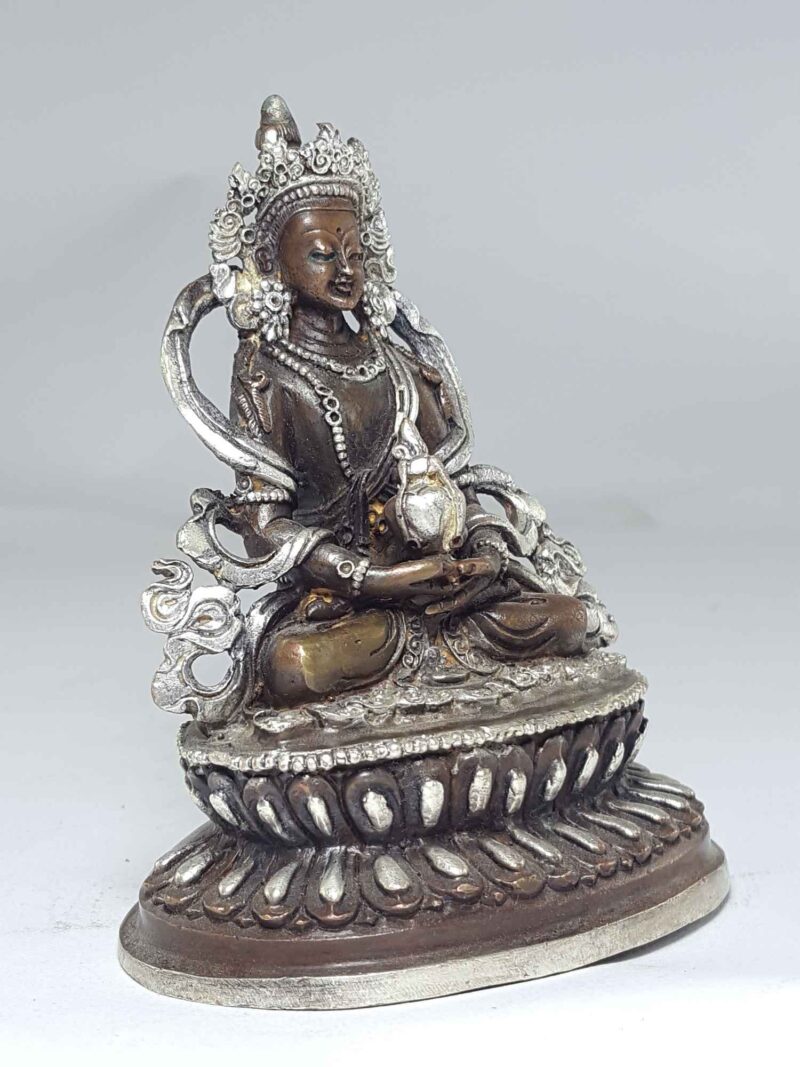 Statue of Aparimita with Double Lotus Base - Image 4