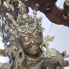 Vajrayogini Statue - Silver Plated Oxidized, Big Statue - Image 5