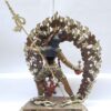 Vajrayogini Statue - Silver Plated Oxidized, Big Statue - Image 4