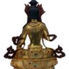 Ksitigarbha Buddhist Handmade Statue – Full Gold Plated, Painted Face, Stone Setting - Image 4