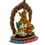 Jambhala: Namtose Buddhist Miniature Statue, High Quality, Traditional Color Finishing - Image 2