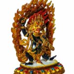 Vajrapani: Buddhist Miniature Statue, High Quality, Traditional Color Finishing and Hand-Painted Face - Image 2