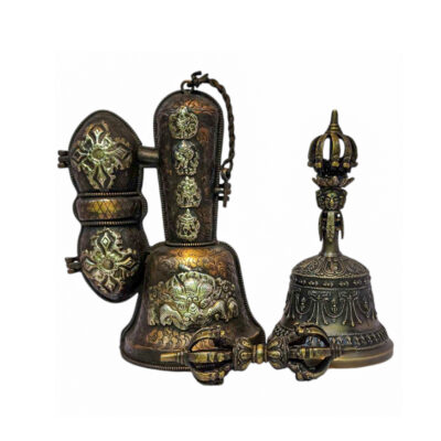 Bell and Dorje Vajra with Cover, High Quality