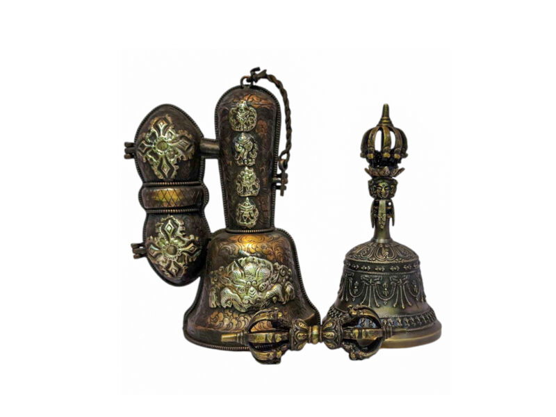 Bell and Dorje Vajra with Cover, High Quality