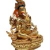 Ganesh: Tibetan Buddhist Handmade Statue, Gold Plated, Painted Face - Image 2