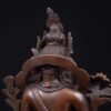 Green Tara: Buddhist Handmade Statue, Chocolate Oxidized, High Quality - Image 4