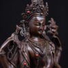 Chenrezig: Buddhist Handmade Statue, Chocolate Oxidized, High Quality - Image 4
