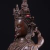 Aparimita: Buddhist Handmade Statue, Chocolate Oxidized, High Quality - Image 4