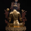 Green Tara: Buddhist Handmade Statue with Full Gold Plating and Gold-Painted Face - Image 6