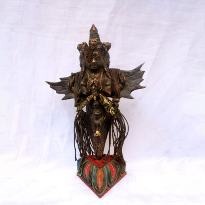 Vajrakilaya (Dorje Phurba) Buddhist Handmade Statue – Heruka Form in Brass