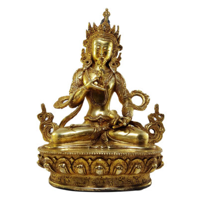 Buddhist Handmade Statue of Vajrasattva – Full Fire Gold Plated (10+ Years Old)