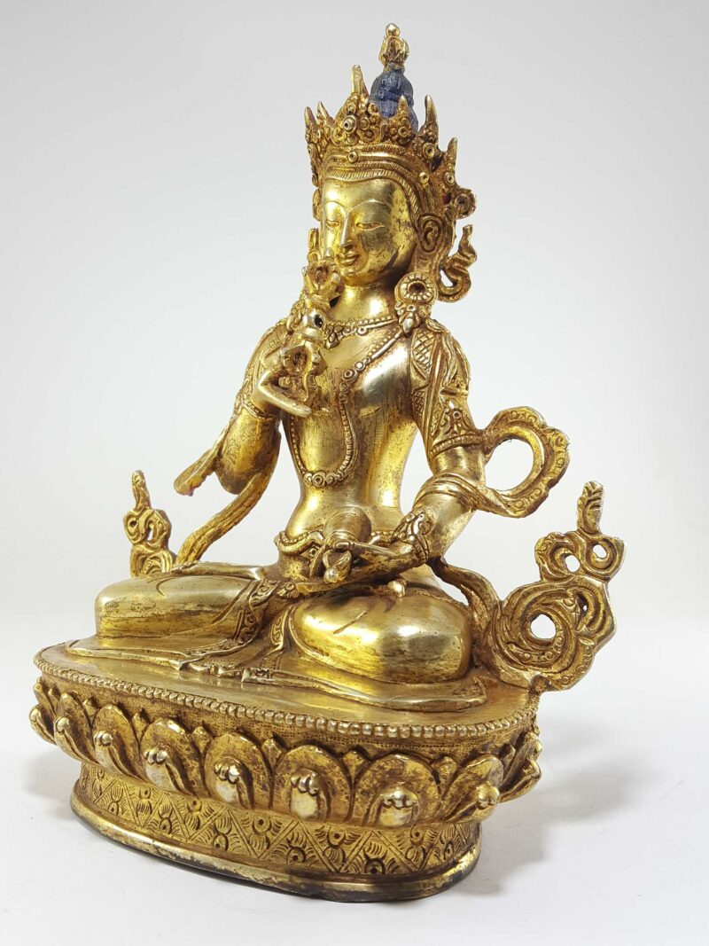 Buddhist Handmade Statue of Vajrasattva – Full Fire Gold Plated (10+ Years Old) - Image 4