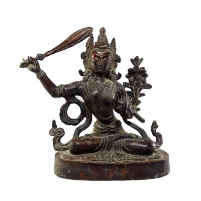 Manjushri Statue – Natural Finishing (30-Year-Old Masterpiece)