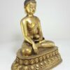 Statue of Shakyamuni Buddha – Full Gold Plated with Antique Finishing - Image 2