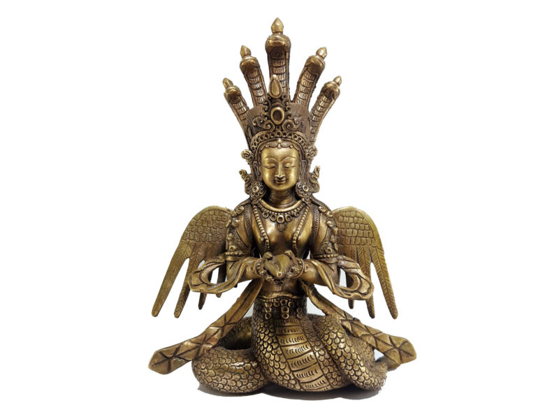 High-Quality Naga Kanya Statue – Bronze Finishing