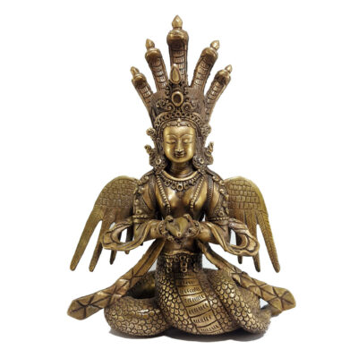 High-Quality Naga Kanya Statue – Bronze Finishing