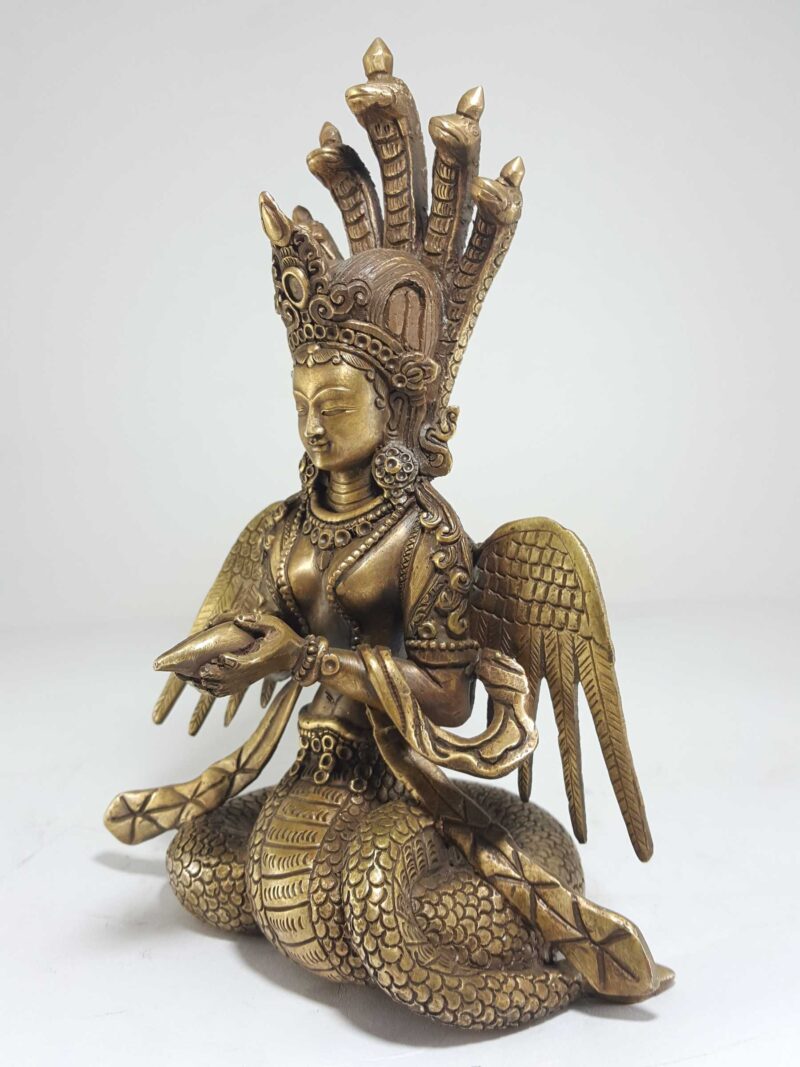 High-Quality Naga Kanya Statue – Bronze Finishing - Image 3