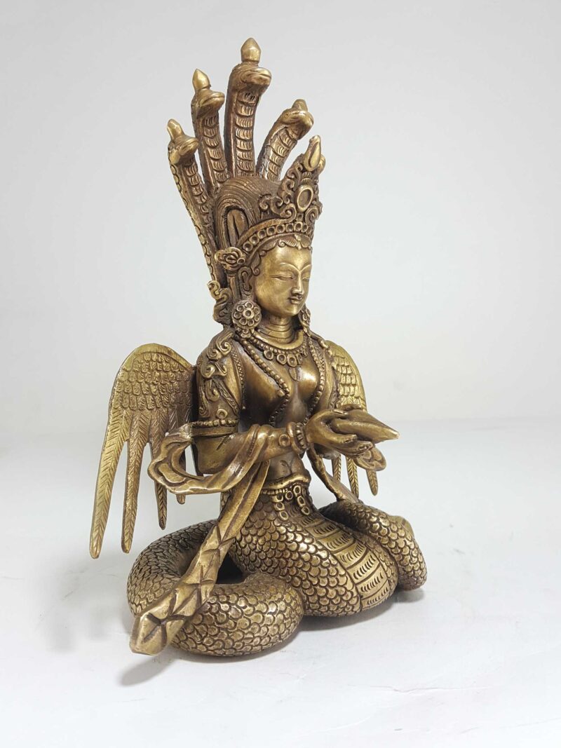 High-Quality Naga Kanya Statue – Bronze Finishing - Image 2
