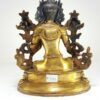 Statue of Green Tara – Full Gold Plated with Antique Finishing - Image 4