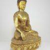 Statue of Shakyamuni Buddha with Buddha Life Story – Full Gold Plated with Antique Finishing and Gold-Painted Face - Image 2