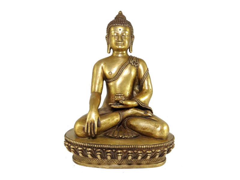 Exclusive - Original Statue of Shakyamuni Buddha in Bronze Finishing