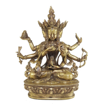 Statue of Namgyalma (Ushnisha Vijaya) with Bronze Finishing