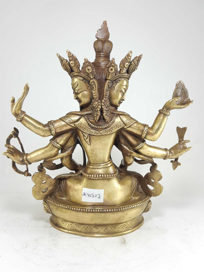 Statue of Namgyalma (Ushnisha Vijaya) with Bronze Finishing - Image 2