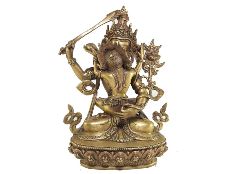 Statue of Manjushri with Consort (Shakti) in Yab-Yum Posture