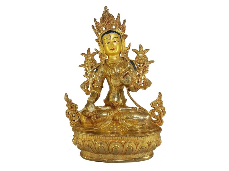 Statue of White Tara – A Symbol of Compassion and Longevity