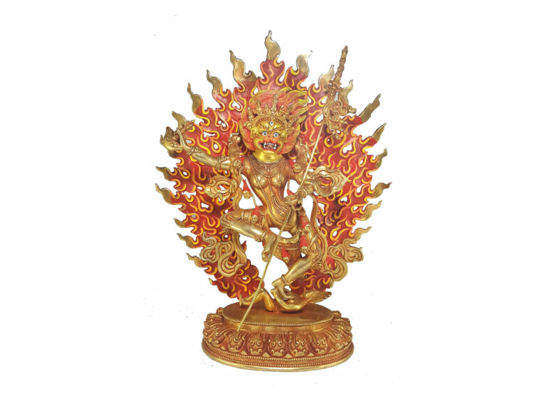 Statue of Simhamukha Yogini – The Lion-Faced Dakini