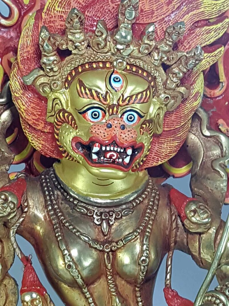 Statue of Simhamukha Yogini – The Lion-Faced Dakini - Image 3