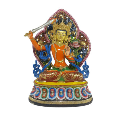 Tibetan Statue of Manjushri – Embodiment of Wisdom