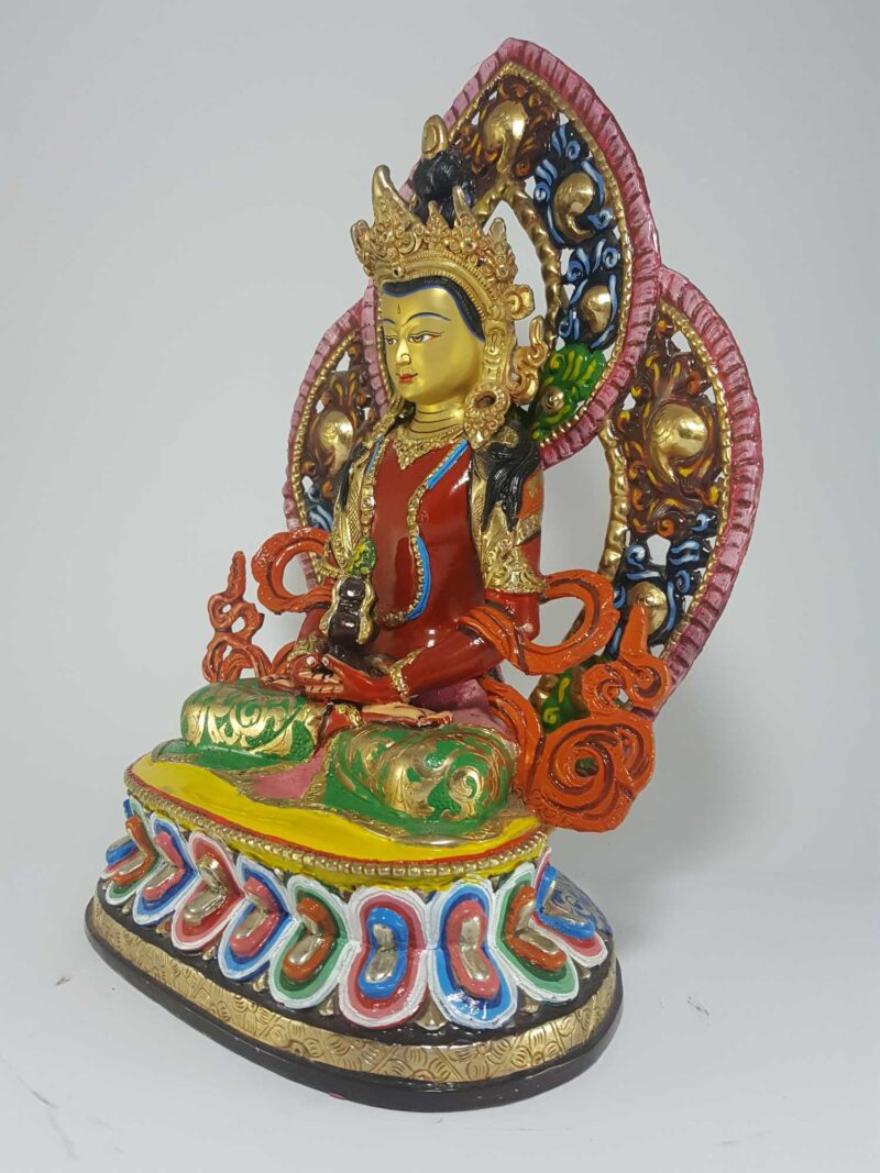 Tibetan Statue of Amitayus (Aparimita) - Image 4